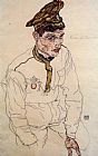 Egon Schiele Russian Prisoner of War Grigori Kladjishuli painting
